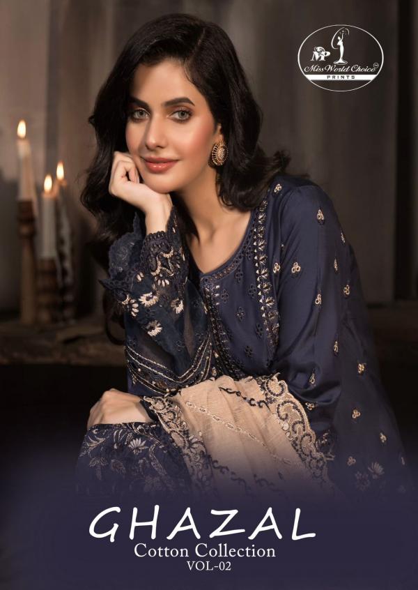 Miss World Ghazal Vol-02 – Karachi Dress Material